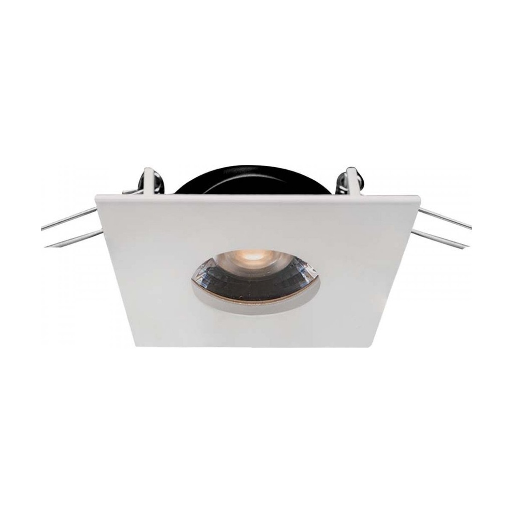 RECESSED SPOT SQUARED 1XGU10 MOVABLE WHITE-BLACK