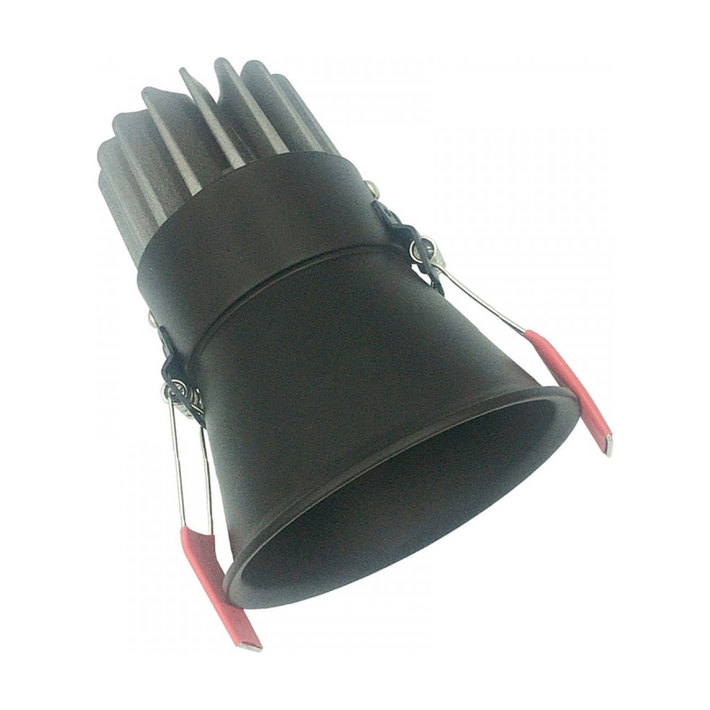 RECESSED SPOT LED 10W 3000K BLACK MATT