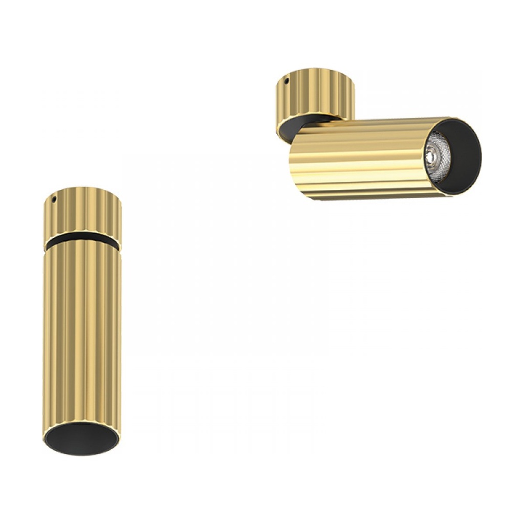 CEILING SPOT 7W LED 36° BRUSHED BRASS