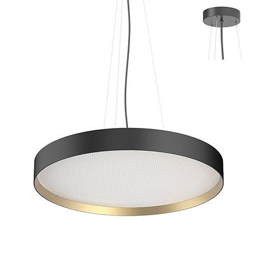 NOVA CSP 2 P 40W 6075Lm 120° Noir mat - Cuivre mat