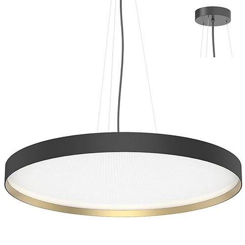 NOVA CSP 3 P 68W 10740Lm 120° Noir mat - Cuivre mat