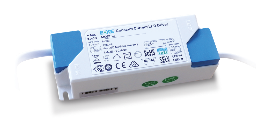 Driver BOKE non dimmable, 1200 mA, 28-42Vdc, boîtier de repiquage