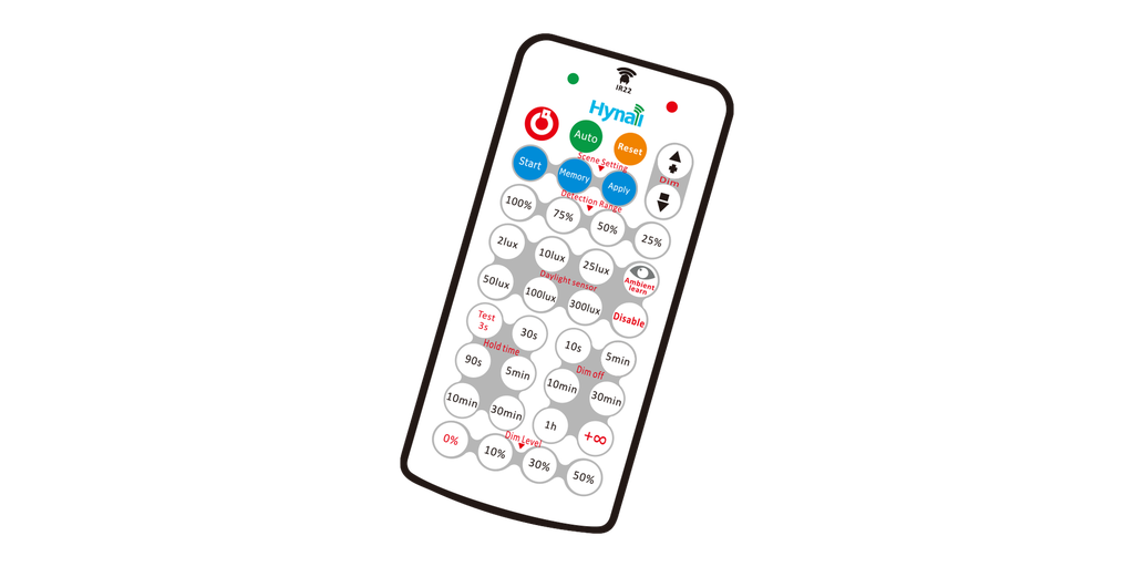 Télécommande pour détecteur IR TRIPTIK PIR • 2 PILES AAA NON INCLUSES
