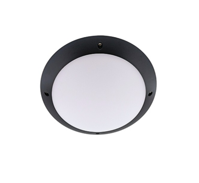 Applique murale ou plafonnier. 
3000K ou 4000K au choix dans le luminaire. 
Avec clé et vis anti-vandale. 
Convertisseur non dimmable intégré dans l'appareil.
Multi-puissance : 7 ou 12W.
Convertisseur et source remplaçables.