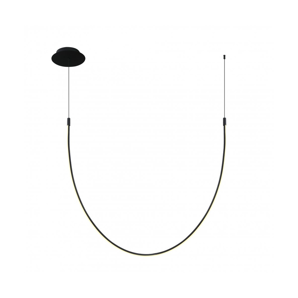 CEILING LED LIGHT 18W 3000K ALUMINIUM-SILICON BLACK
