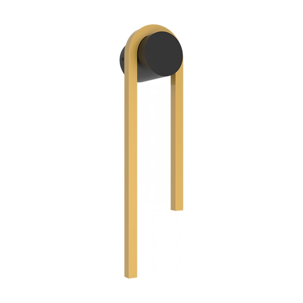 SCONCE LED LIGHT 11W 3000K  ALUMINIUM-PC DIFFUSER, GOLD-BLACK