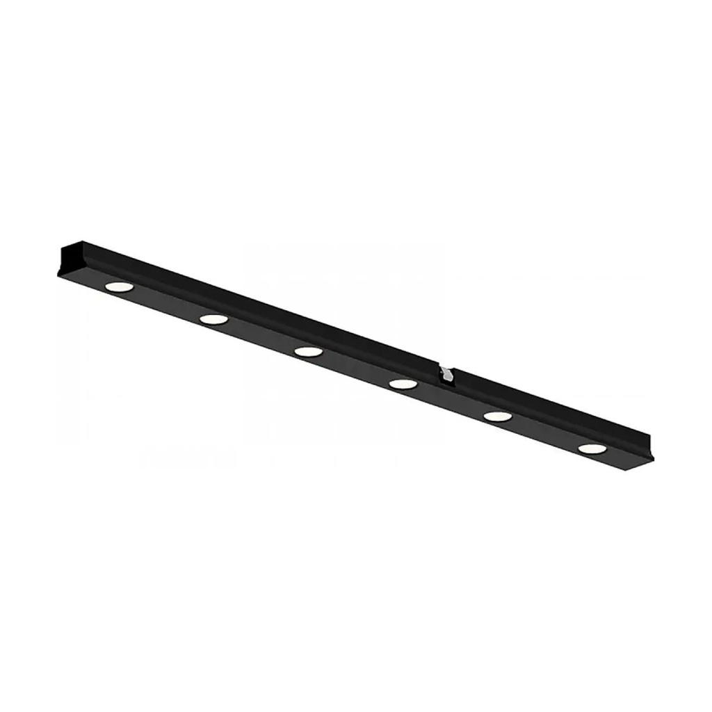 MAGNETIC LED LIGHT 6W 3000K DALI BLACK,FOR 48V ULTRA SLIM MEGNETIC TRACK 15MM