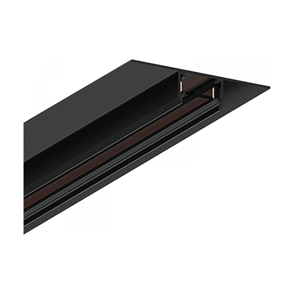 TRIMLESS SLIM MAGNETIC TRACK 3M BLACK