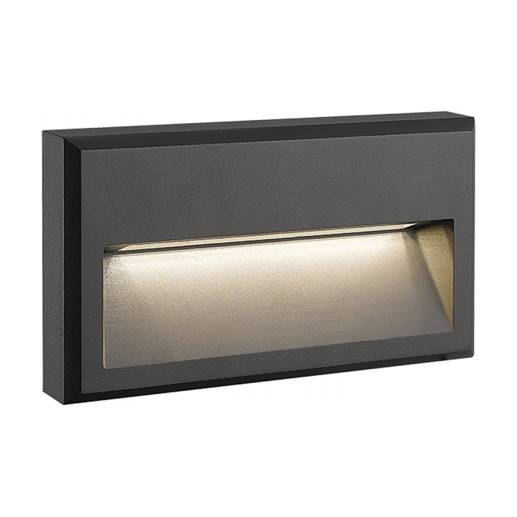 OUTDOOR STEP LIGHT LED 6W 3000K ALUMINIUM GRAPHITE