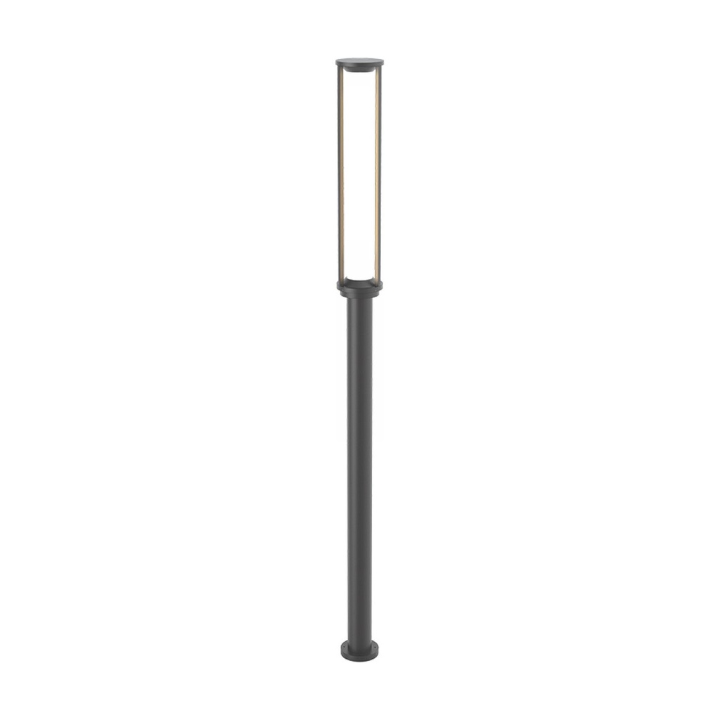 OUTDOOR LAMP POST LED 17W 3000Κ ALUMINIUM GRAPHITE