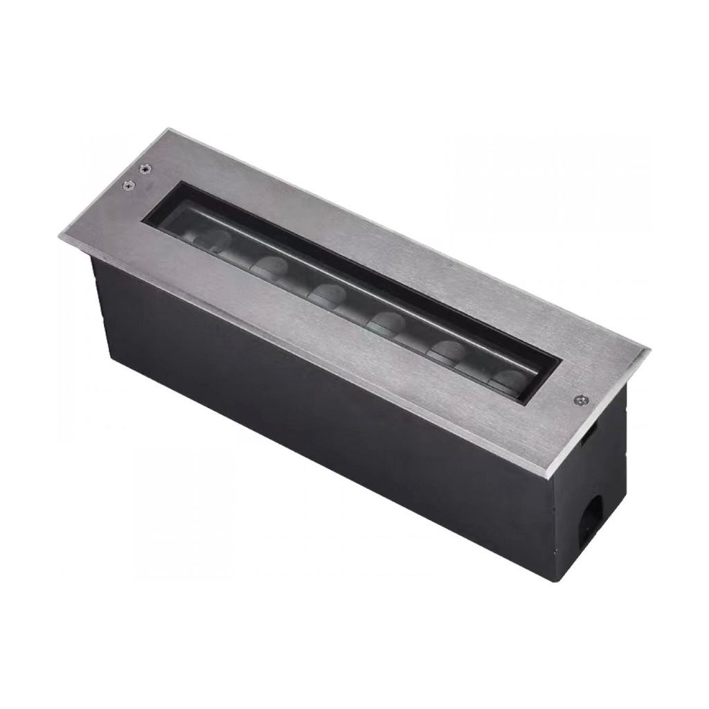 OUTDOOR RECESSED LIGHT LED 9W 3000K STAINLESS STEEL