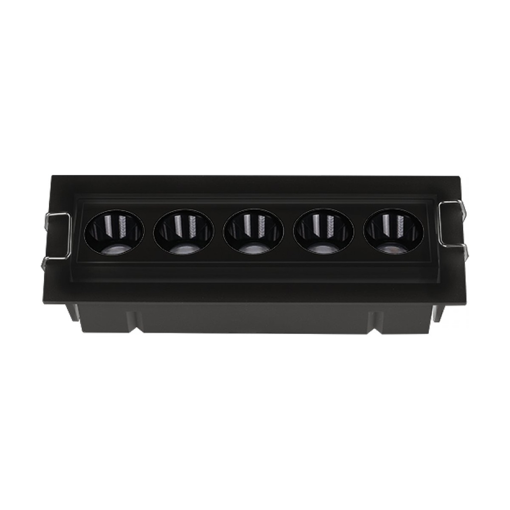 RECESSED SPOT LED LIGHT 12W 3000K BLACK ADJUSTABLE