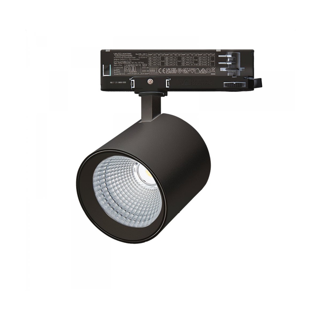 3-PHASE TRACK LIGHT LED 25W 4000K SANDY BLACK