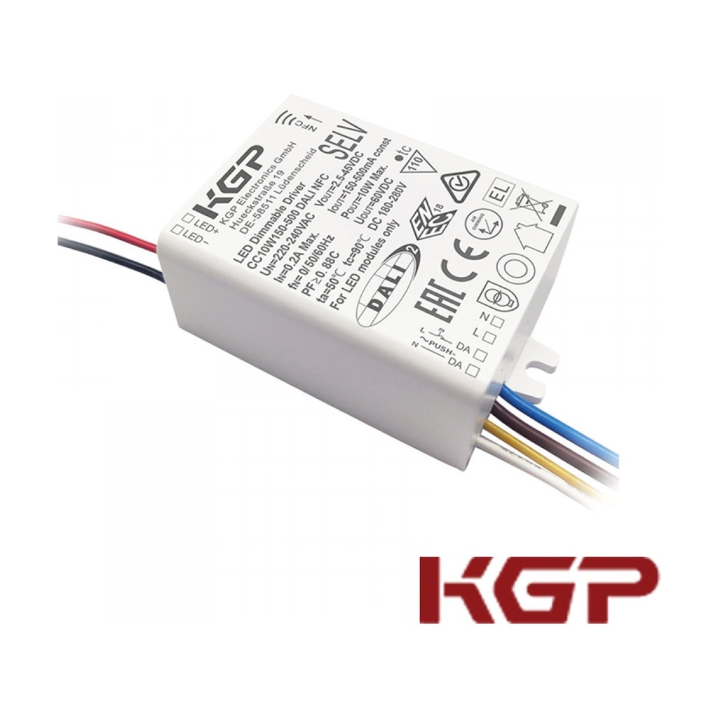 DRIVER  DALI 10W 150-500mA 2,5-45V