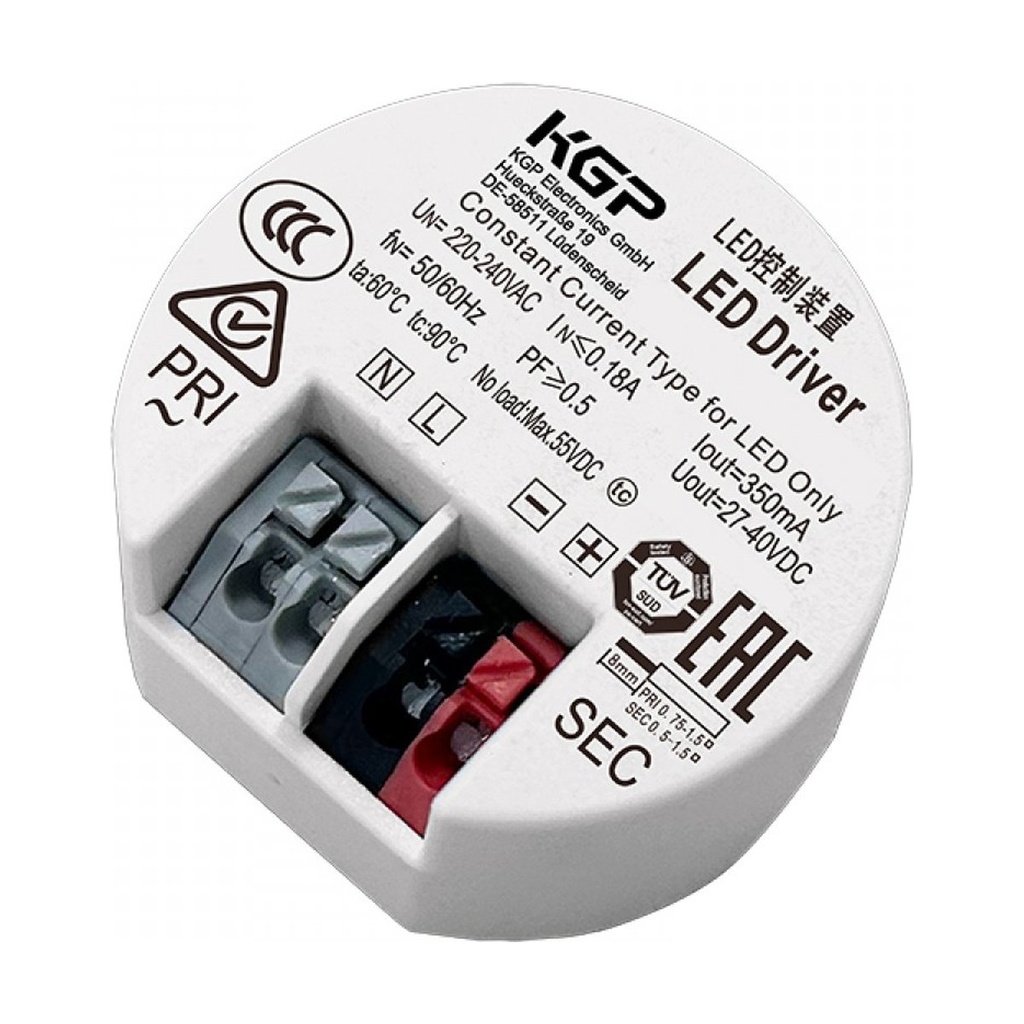 DRIVER ON-OFF 10W 250mA 27-40V KGP