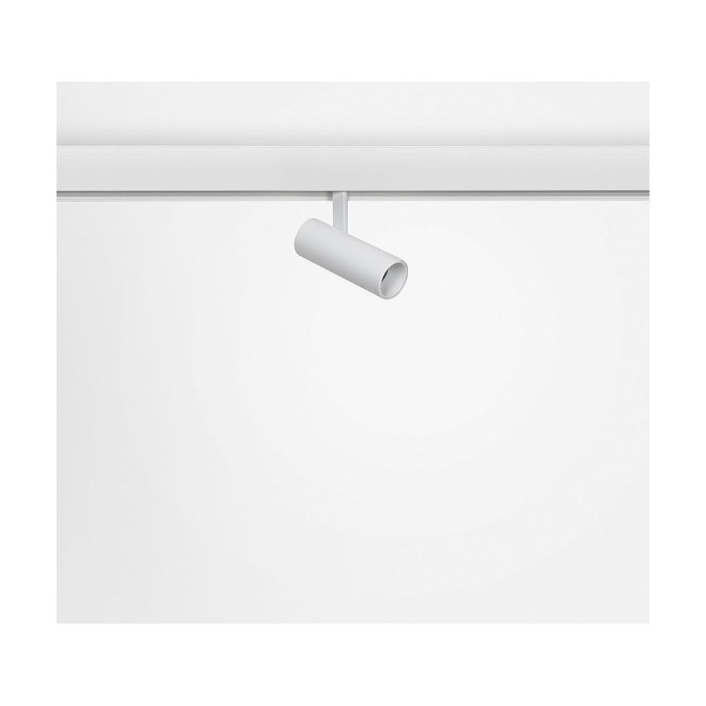 Sottile Ø40x110mm 10W 40º, 48V track Fixture, 670lm on/off, 930, White/White