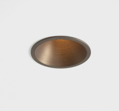 Modest Recessed 74 1x IP55 LED 2700K Medium DE Bronze Brushed