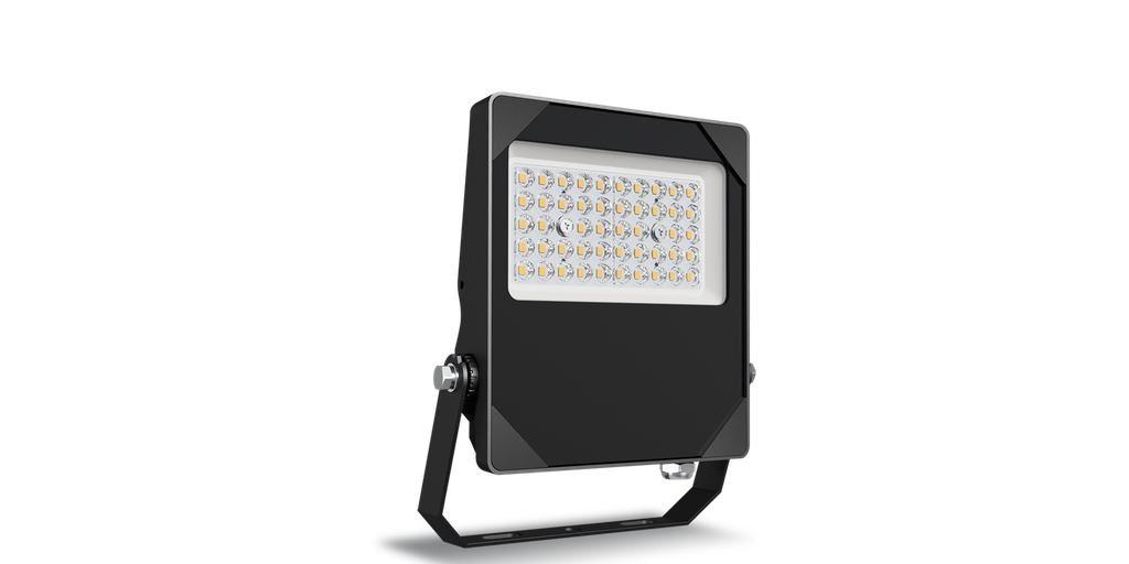 Projecteur LUIZA 2, 30W IP66 IK08 150lm/W 110° 3000K Noir