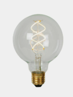 G95 Amp. Fil.-Transp.--LED Dimm.-1xE27-4,9W-2700K