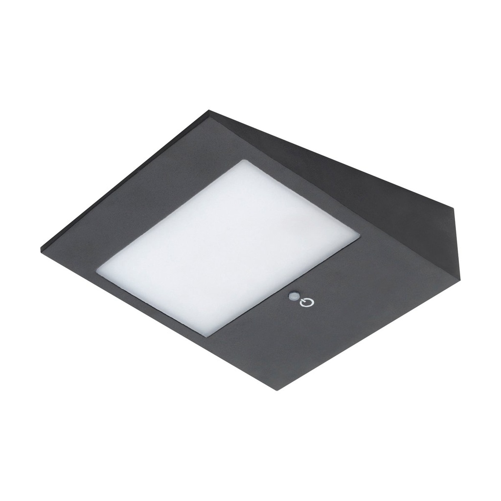 Applique solaire COMO IP54 LED SMD 2.20W 480lm CRI80 3000K 107º Crépuscule,Mouvement Anthracite Anthracite