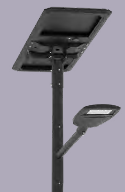 [SSLXPRO 6K 185 Wc]  Module solaire Monocristallin Technologie TOP CON : 185 Wc orientable à 360° incliné à 30 degrés /  Batterie LIFEPO4 : 627 Wh / Système intelligent de gestion D4I / Nœud Zhagha D4I de gestion à Distance / Decteur de présence Zhaga D4I en option fixation sous le luminaire / 1 luminaire