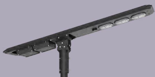 [AOSPRO +9K T35 2700K]  Module solaire monocritallin Technologie TOP CON inclinable de 0 à 15° : 104 Wc / Batterie LIFEPO4 : 538 Wh / Module LED inclinable vers l'avant et l'arrière / Système intelligent de gestion D4I / Detecteur de présence Radar + PIR / Nœud Zhagha D4I de gestion à Distance  
