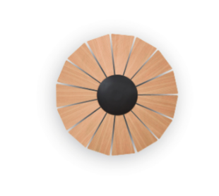 Applique EYE - Naturel Ø42cm