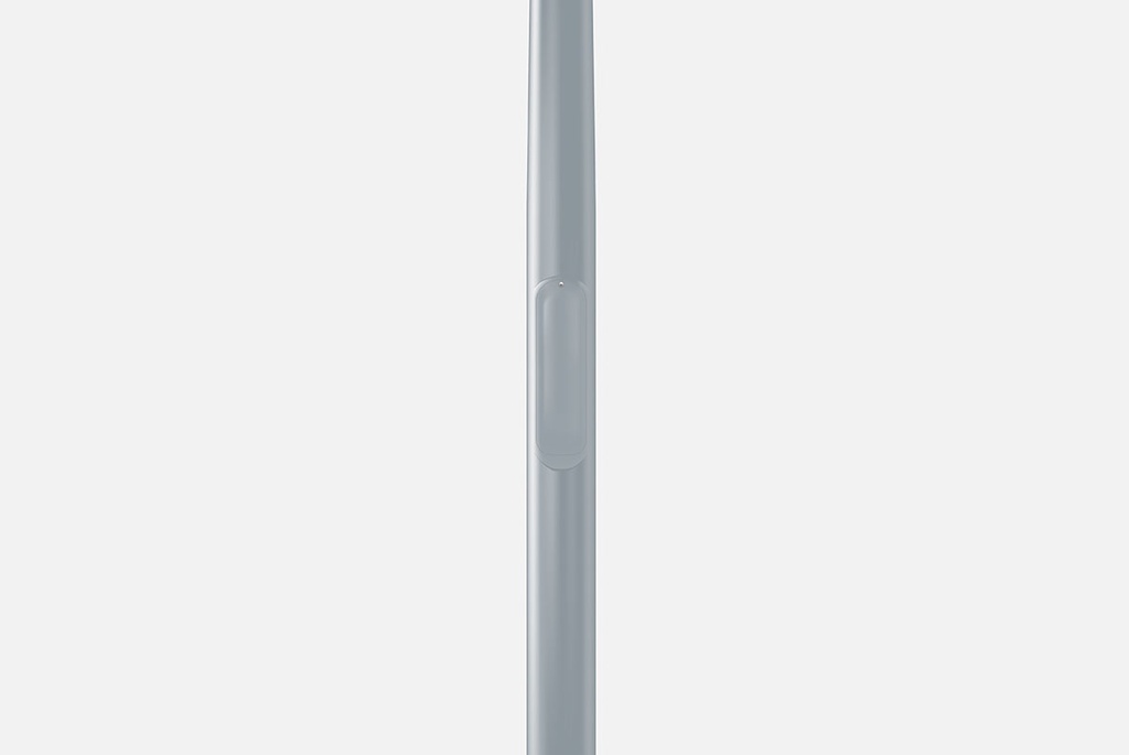 4m mât conique • RAL 7001 Silver Grey • Composite fibre de verre • Base: 108mm - Top: 60mm