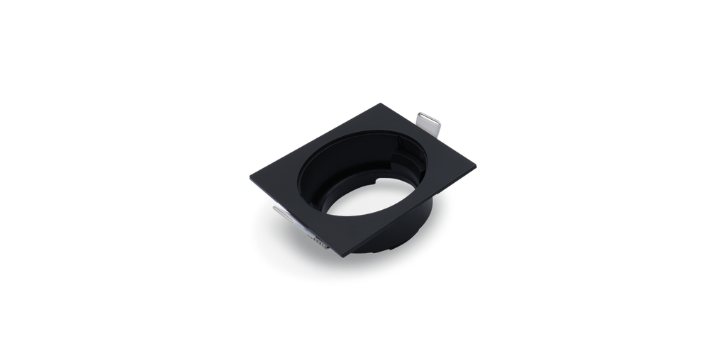 COLLERETTE CARRÉ NOIR POUR DOWNLIGHT GASPARD 7W