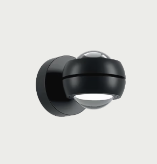 NAUTILUS MINI WALL / Matte Black 2700K 220-240V