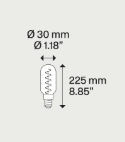 ACCESSORIO LAMP. LED E27 6W T30 L225 2500K C/IMB