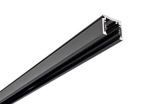 1-phase rail system - D One surface-mounted busbar 2m - black