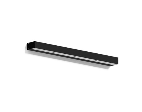 Applique murale GINI LED - Direct - 72w - 4785lm sortant - 3000°K - IP65 - IK07 - Optique 95 x 86° (G) - 45000h - L90/B10 - L = 1180mm - Driver DALI - Finition  couleur Gris anthracite - Dark Grey - RAL : 7043