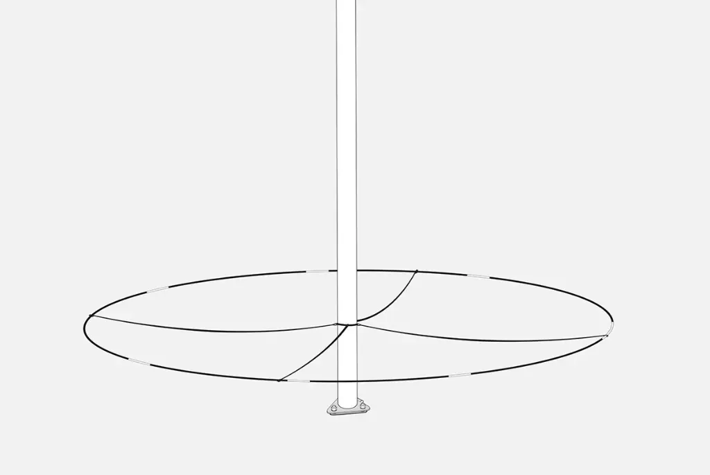 Formenta Anneau de base pour lumière de Noël pour mât Glimma 6-12 m
