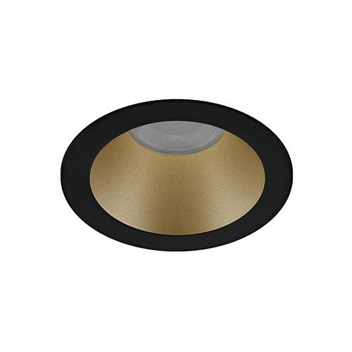 BORA RDH EVO 7W 800Lm 60° IP65 DIM Noir mat - Laiton mat