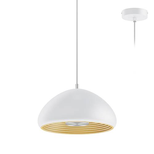 HUBA P 15W 3000K 1600Lm 120° Blanc mat - Doré