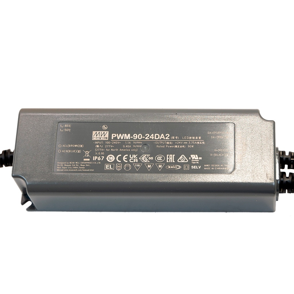 Alim. LED 90W DC24V Dimmable DALI IP67