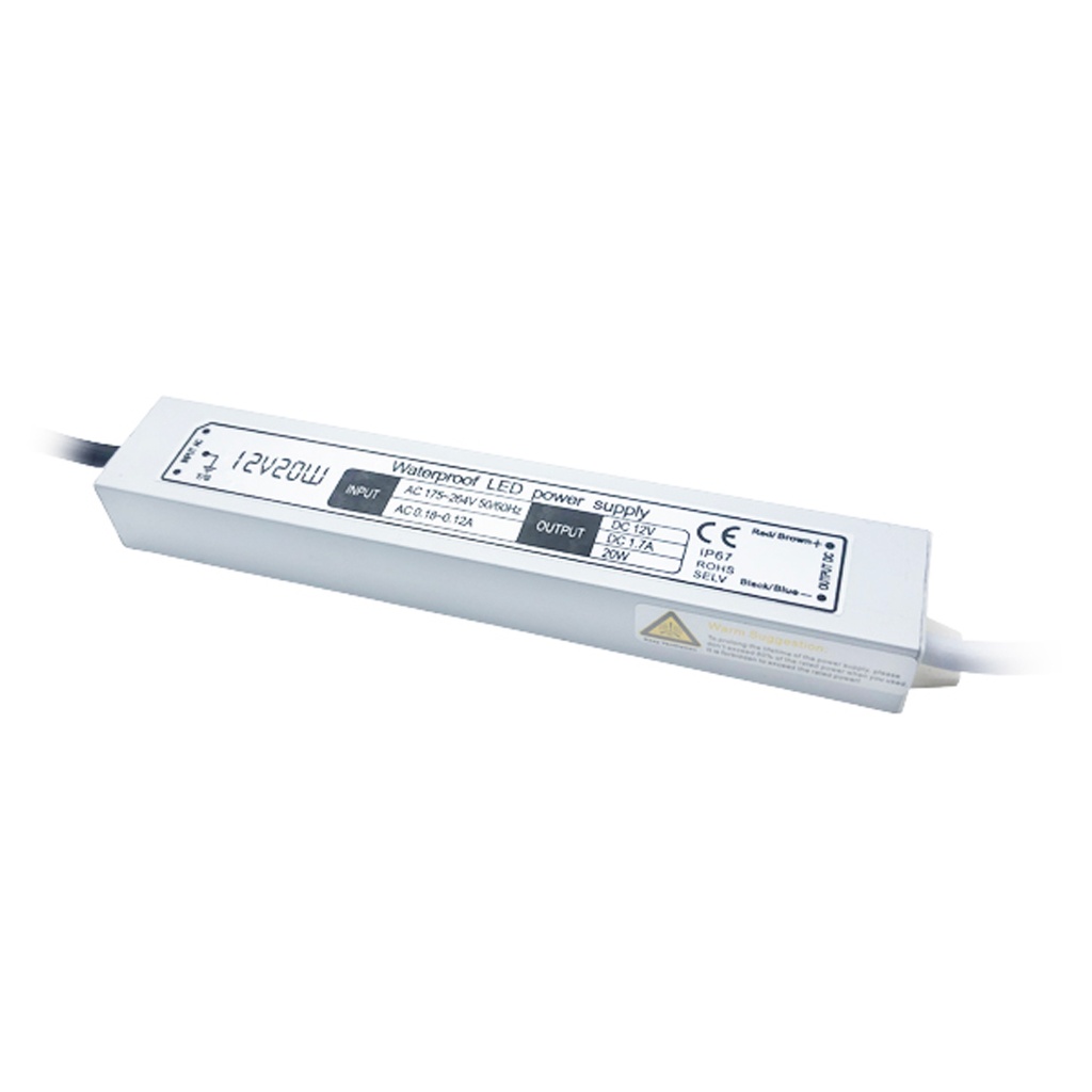 Alim. LED 30W DC24V ON/OFF IP67