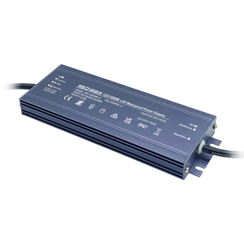 Alim. LED 100W DC24V ON/OFF IP67