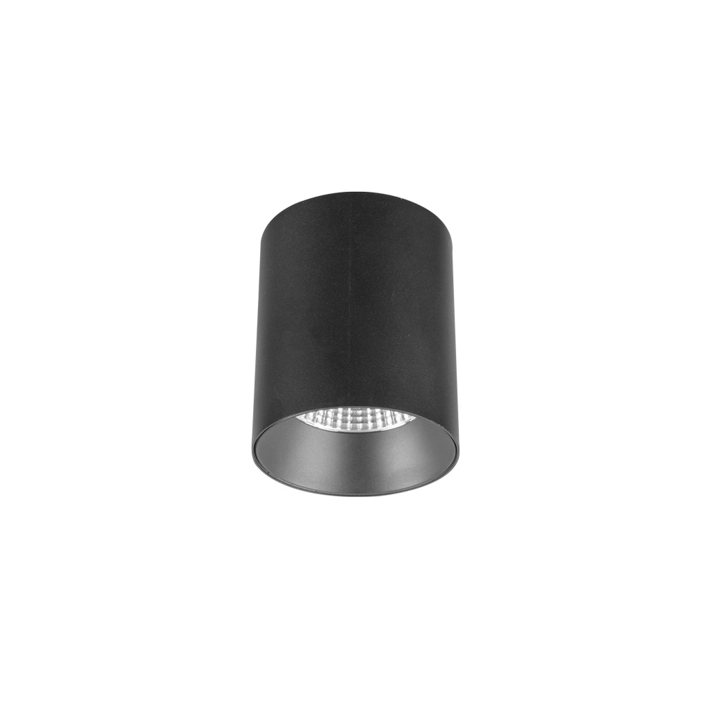 NANCY 12 Spot Apparent 3CCT Noir AC230V TRIAC 12W
