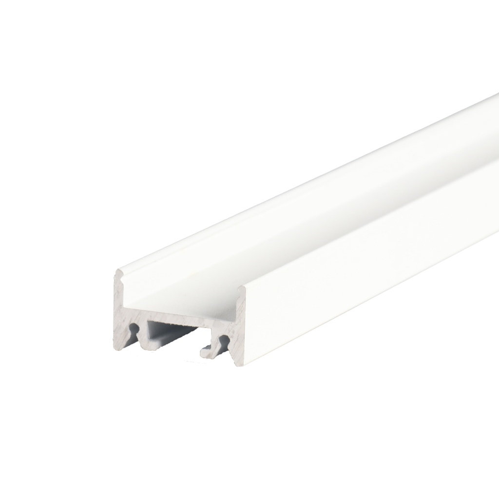 MILANO Profilé Apparent lentille 2m Blanc