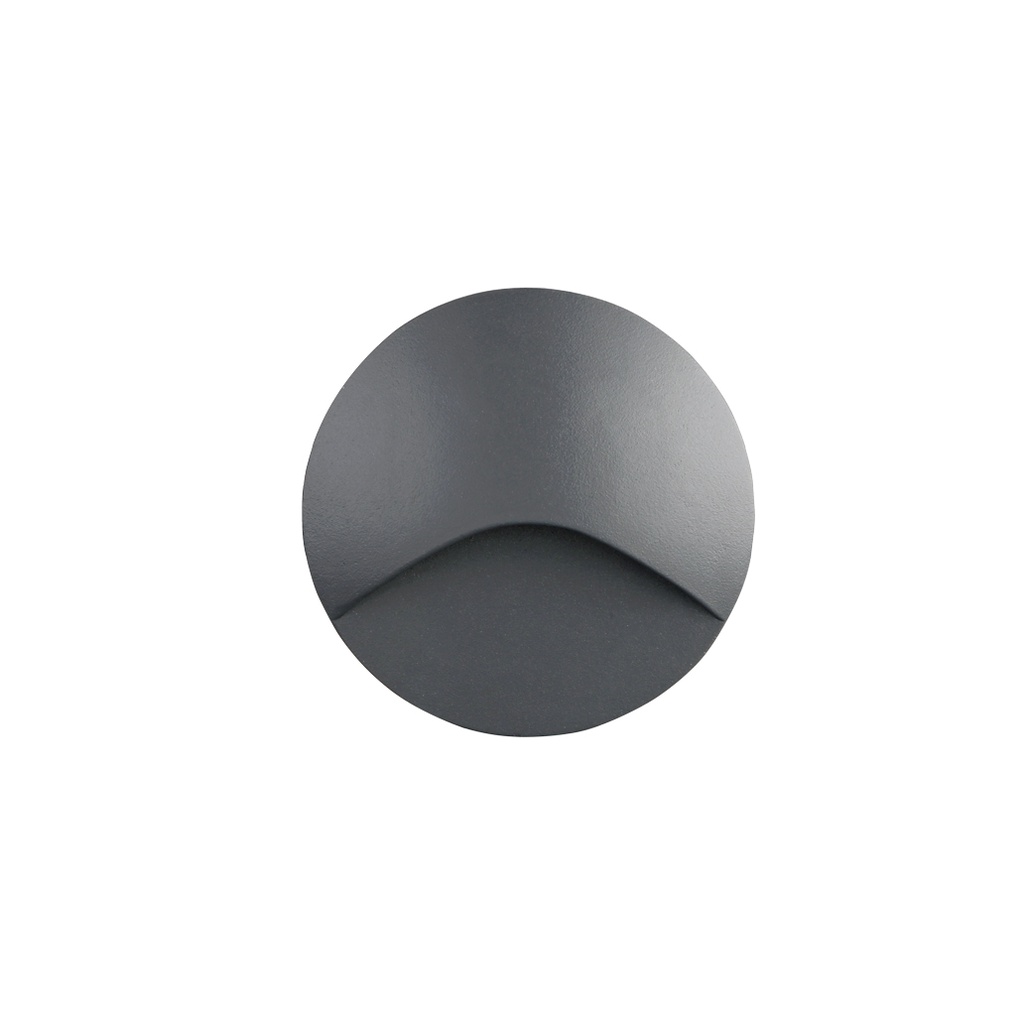 EZE R Encastré mural 3000K Gris structuré 3W IP65