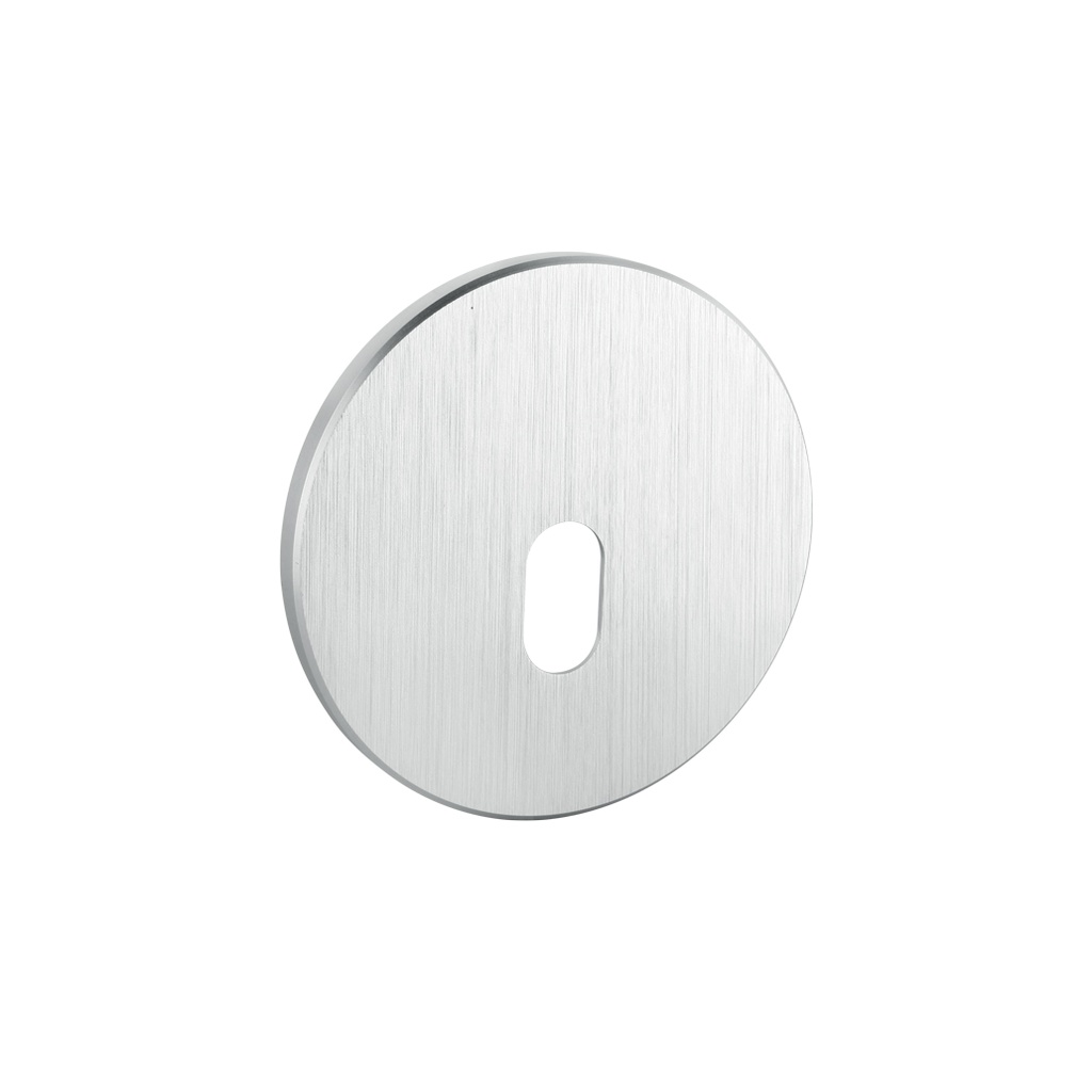 BANDOL R plaque aimantée Aluminium Brossé ouverture ovale