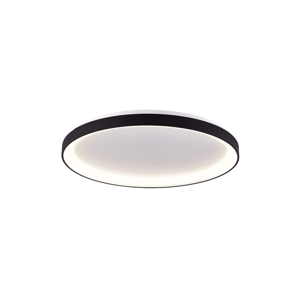 BELOEIL 2.0 C 38 Apparent Plafonnier 3CCT Noir structuré AC230V 38W DIM TRIAC IP