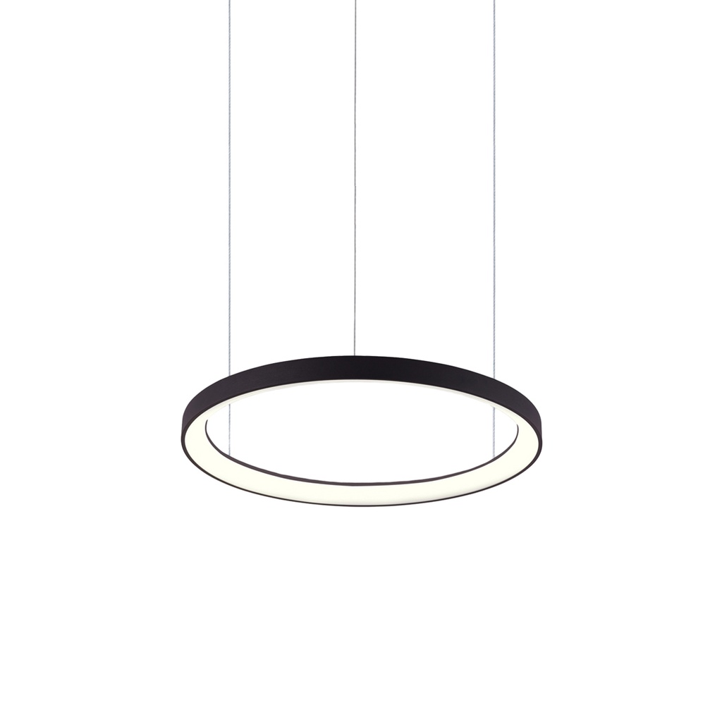 BELOEIL 2.0 S 38 Suspension 3CCT Noir structuré AC230V 38W DIM TRIAC IP20