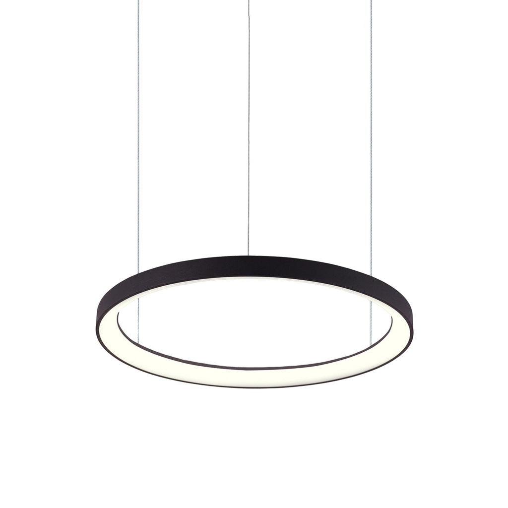 ***TOKYO Suspension 3000K Noir structuré AC230V 60W DIM TRIAC IP20
