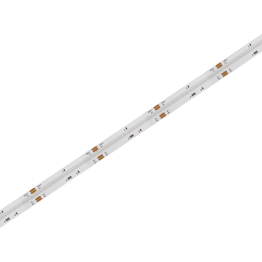DUBAÏ Ruban LED COB 5m RGB+CCT DC24V 18W/m IP20 CRI90
