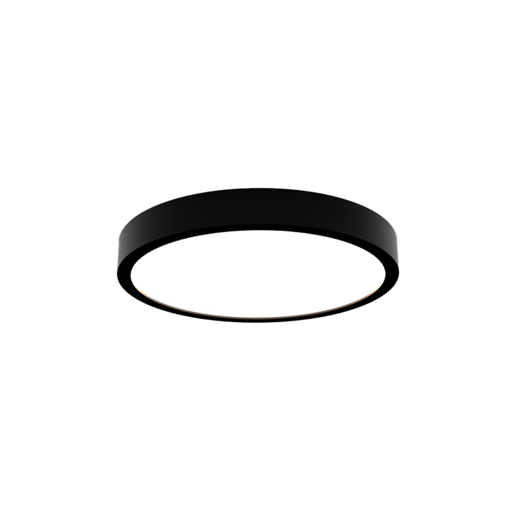 GIRA 18 Apparent Plafonnier CCT Noir AC230V 18W IP20