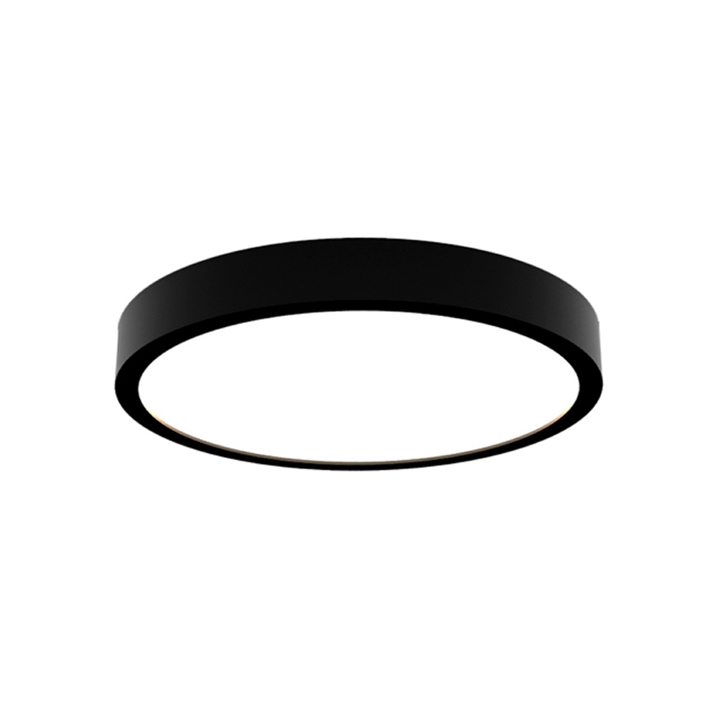 GIRA 24 Apparent Plafonnier CCT Noir AC230V 24W IP20