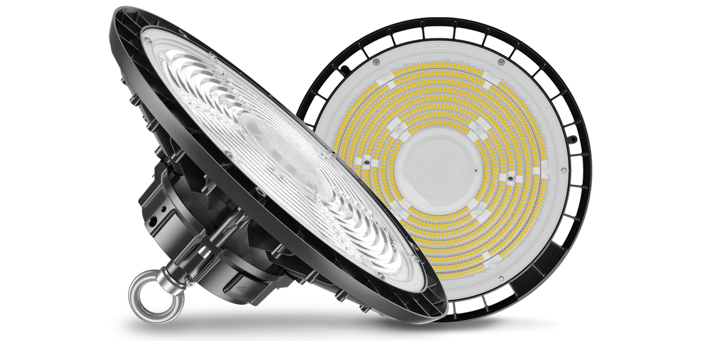 Highbay CIBAY -XHE 150W 210lm/W 90° 4000K Noir DALI